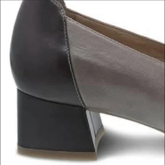 Dansko Preston Stone Burnished Nubuck gray heels - Picture 4 of 13